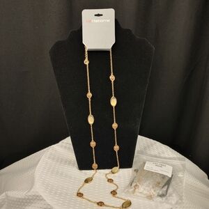 Liz Claiborne BOGO Gold Tone Station Necklace